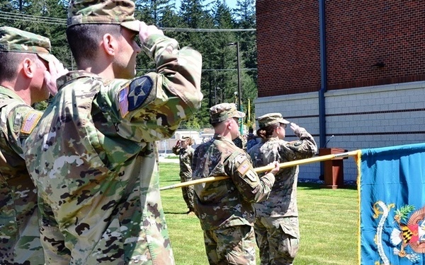 110th IO Battalion attends 56th TIOG Change of Command