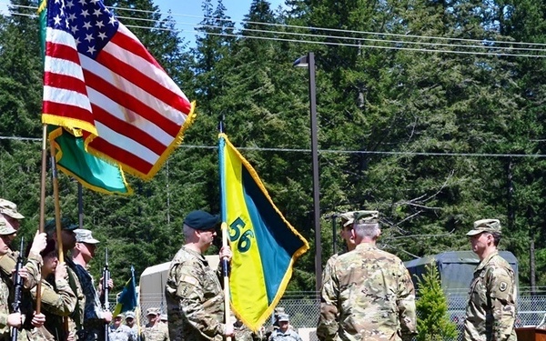 110th IO Battalion attends 56th TIOG Change of Command