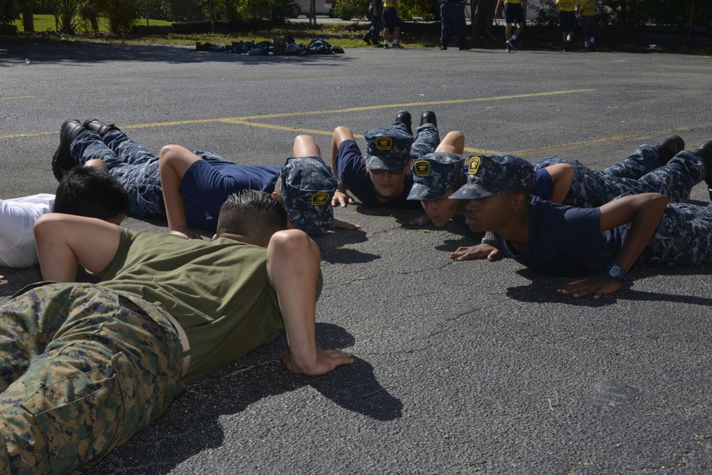 FW PEV: Marines, Sailor meet cadets