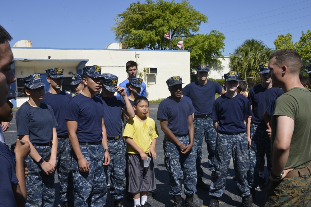 FW PEV: Marines, Sailor meet cadets