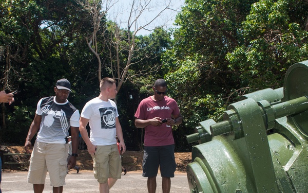 U.S. Marines with 4th Marine Regiment visit Corregidor on 75th anniversary of battle