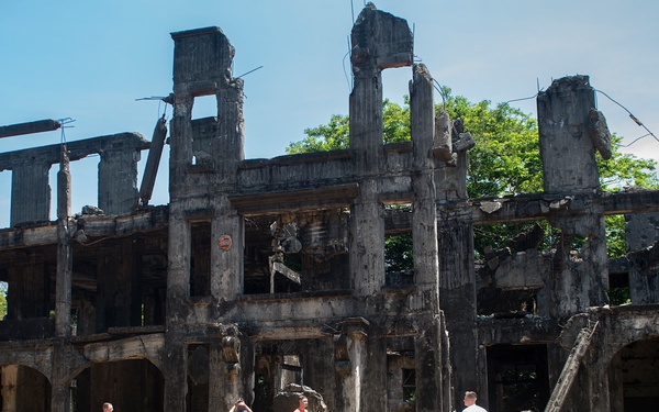 U.S. Marines with 4th Marine Regiment visit Corregidor on 75th anniversary of battle