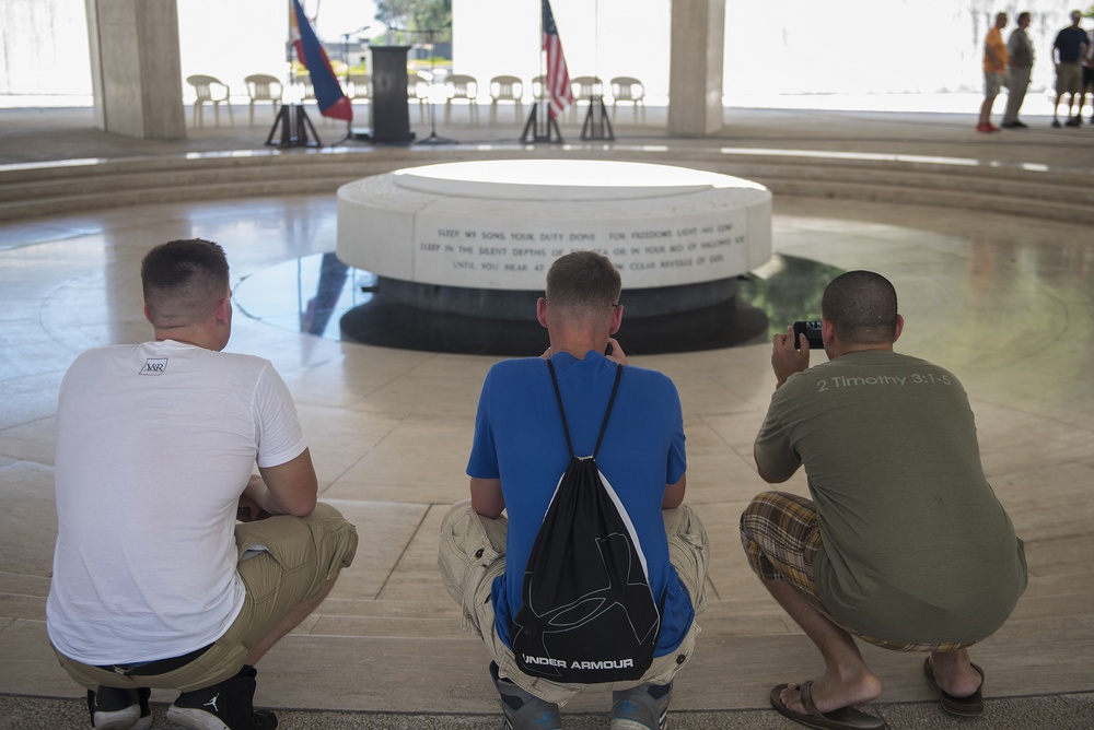 U.S. Marines with 4th Marine Regiment visit Corregidor on 75th anniversary of battle