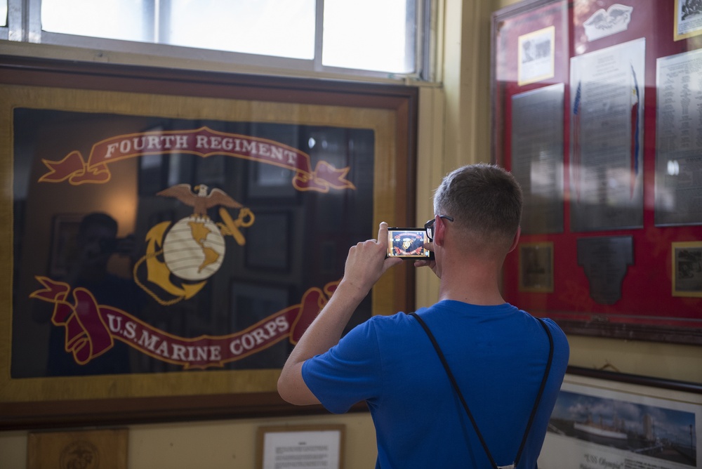 U.S. Marines with 4th Marine Regiment visit Corregidor on 75th anniversary of battle