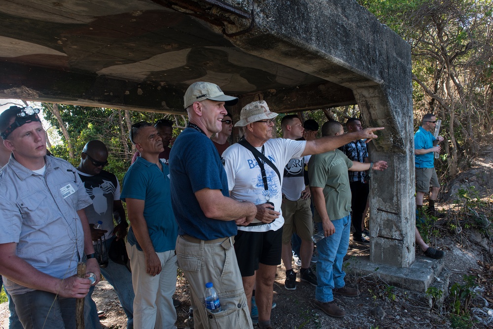 U.S. Marines with 4th Marine Regiment visit Corregidor on 75th anniversary of battle