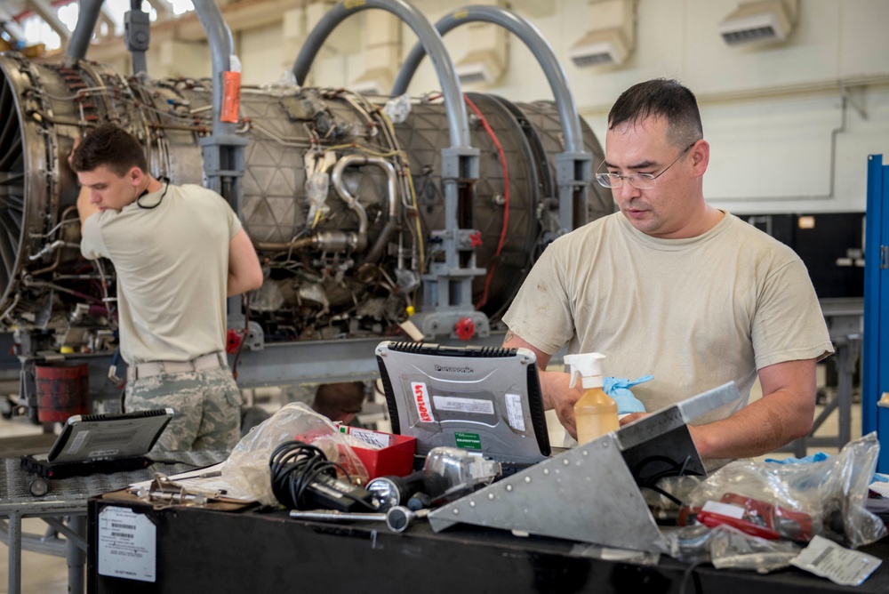 Teamwork propels F-15 engines