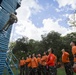 Balikatan participants share rappelling techniques