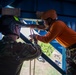 Balikatan participants share rappelling techniques