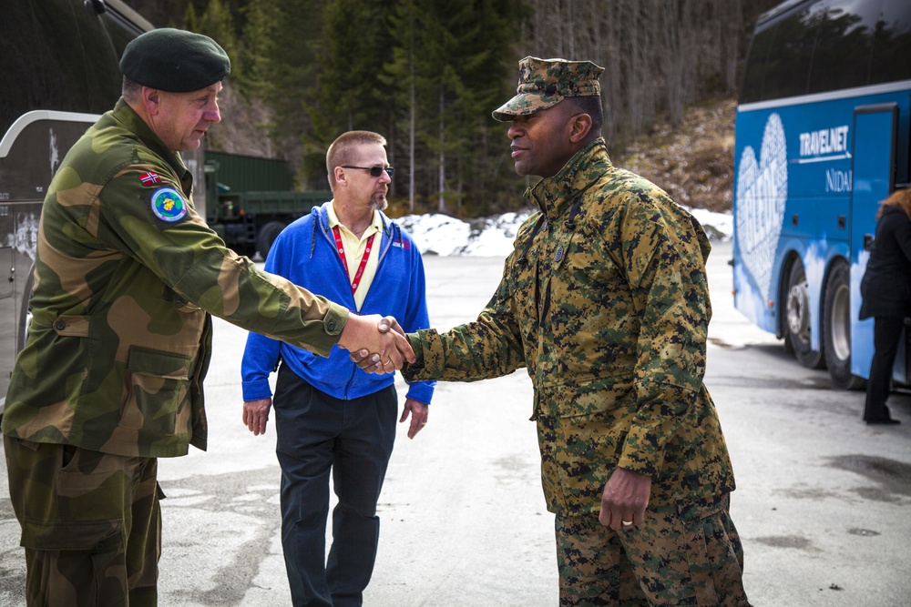 The General’s Underground: U.S. Marine commanders tour cave site of MCPP-N