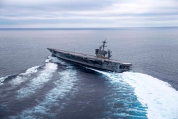 CVN 72 Conducts Sea Trials