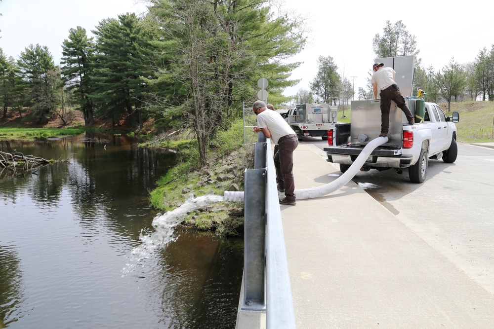 Thousands of trout stocked in time for new fishing season at Fort McCoy