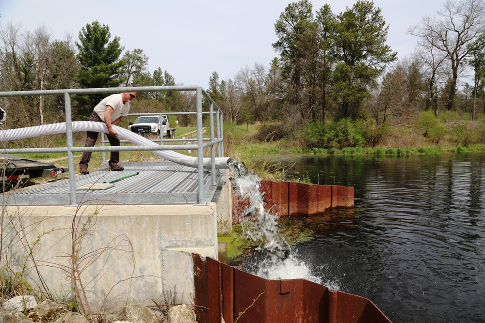 Thousands of trout stocked in time for new fishing season at Fort McCoy