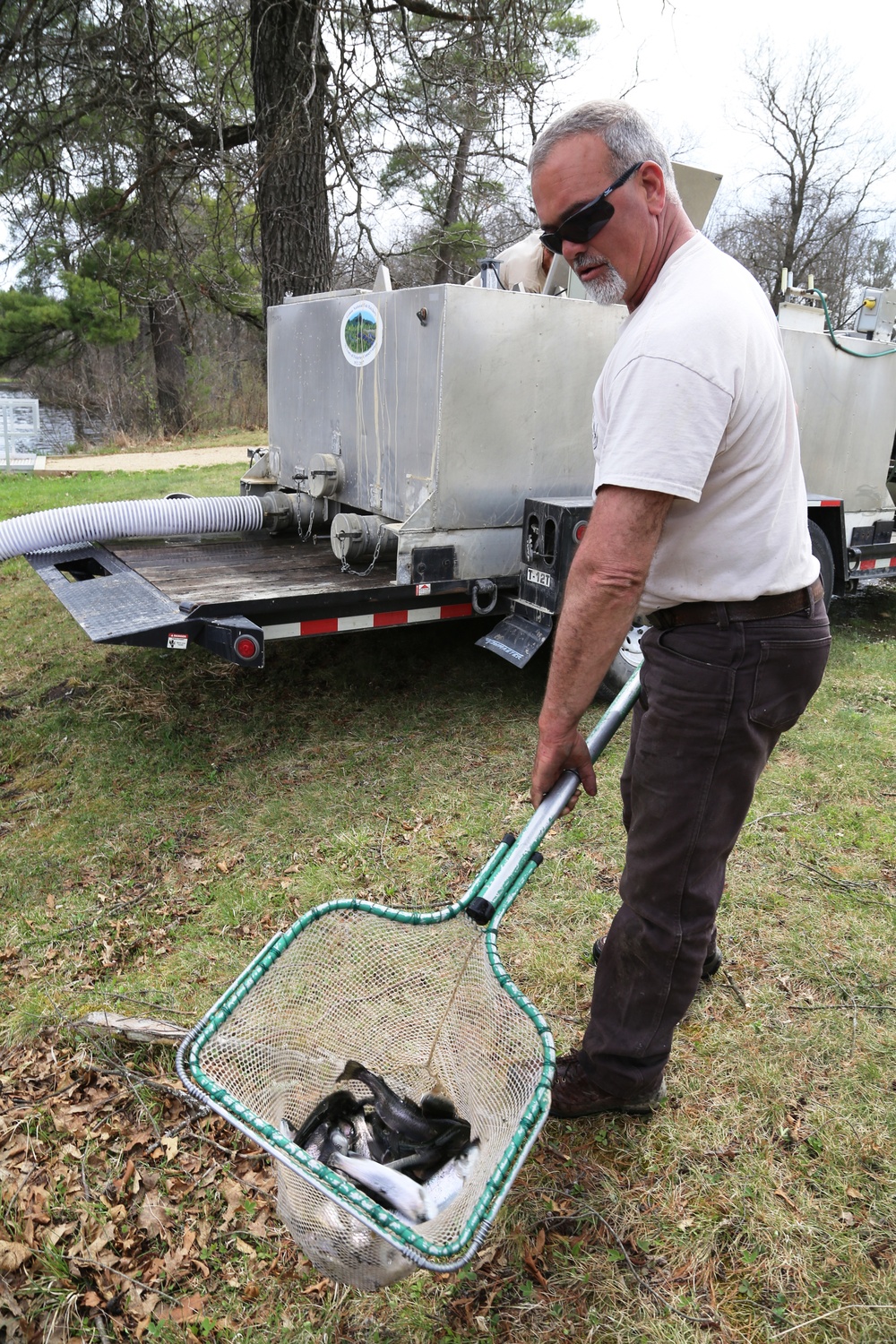 Thousands of trout stocked in time for new fishing season at Fort McCoy