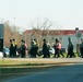 Academy student march at Fort McCoy