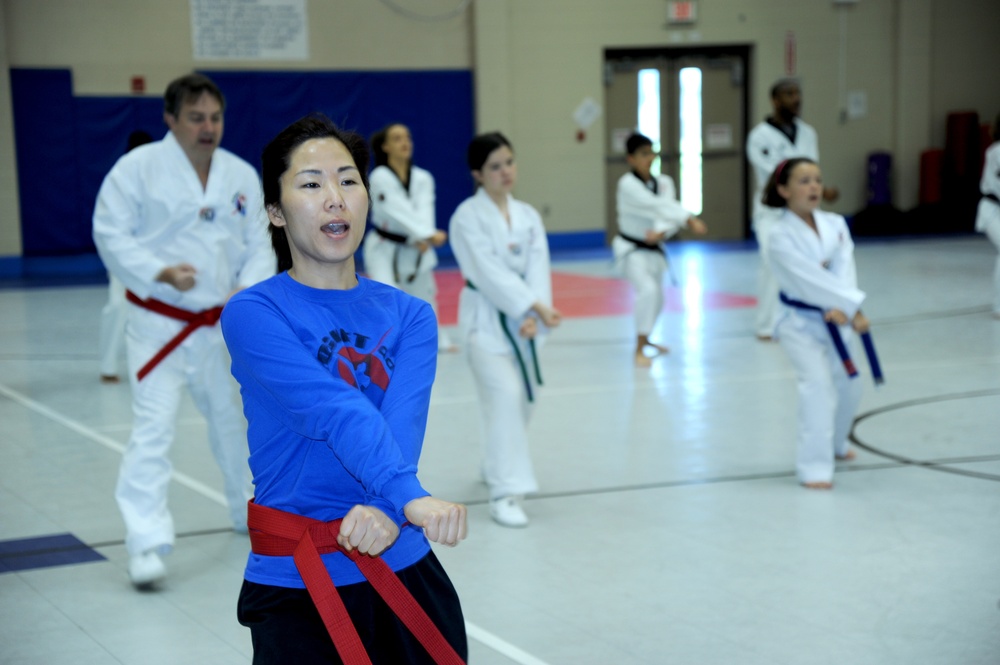 Black belt master champions student success