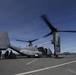 MV-22B Osprey lands aboard the HMS Illustrious