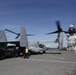 MV-22B Osprey lands aboard the HMS Illustrious