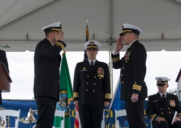 USS Connecticut Welcomes New Commanding Officer