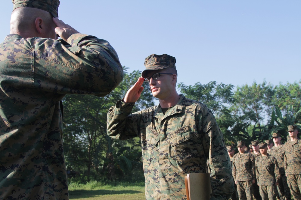 Meritorious Promotion Ceremony for Cpl. Hethorn