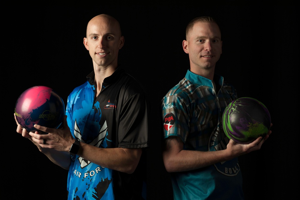 Bowlers represent Team V, Air Force during competition