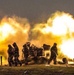 3-29 FA battery trains beside Romanian artillerymen