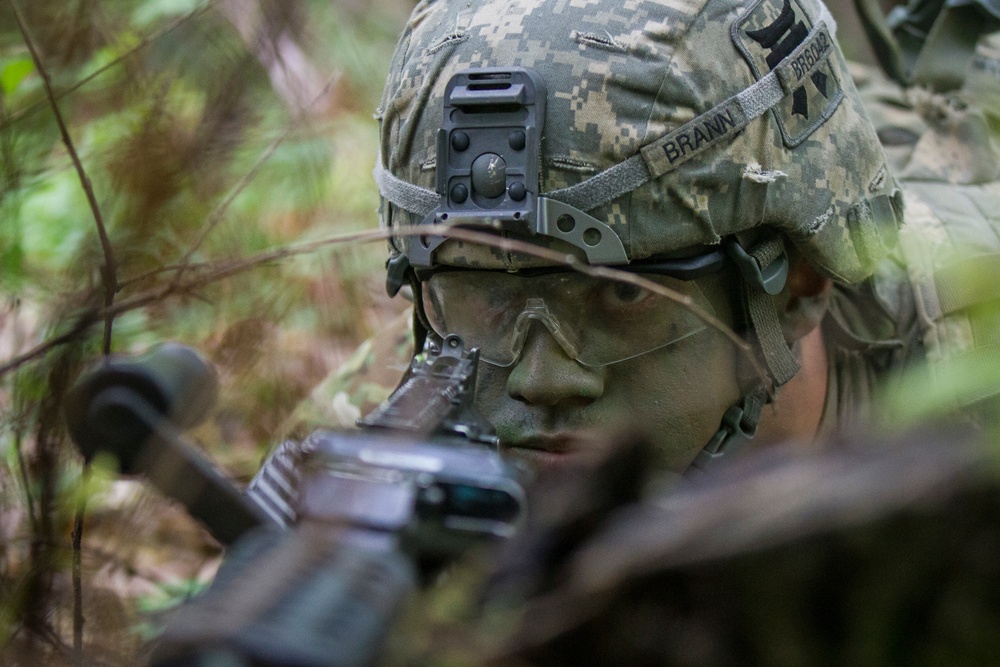 MNBG-East Soldier Pulls Security During Training