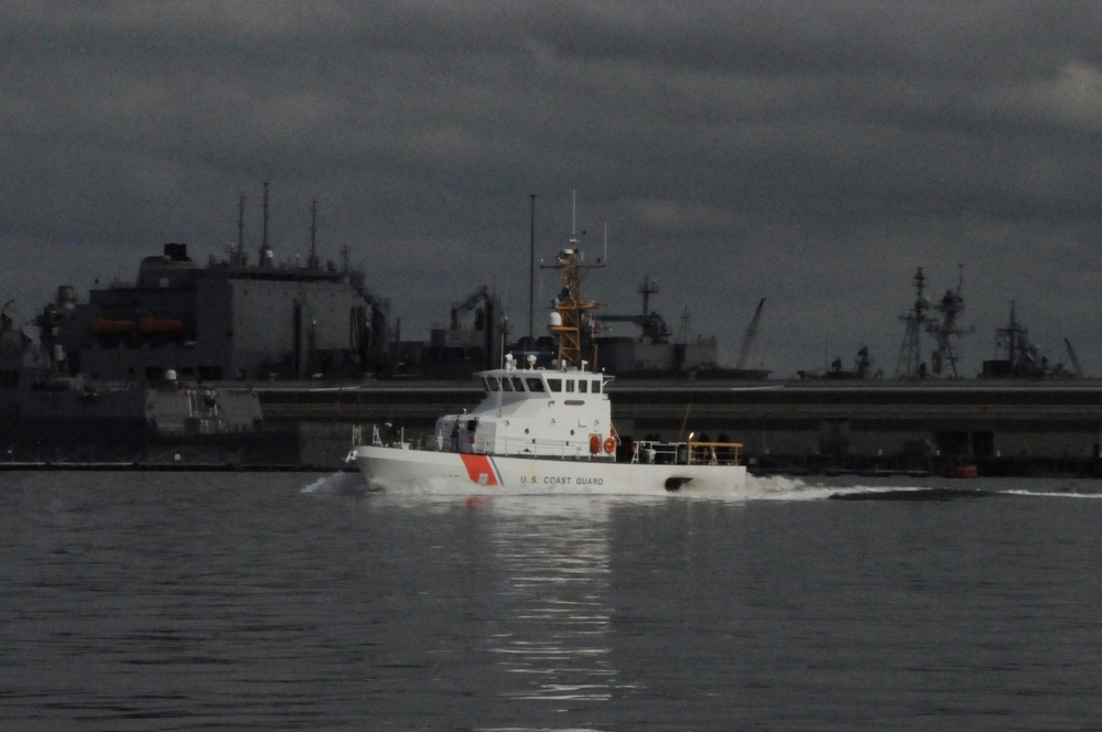 U. S. Coast Guard Cutter Cochito supports air show