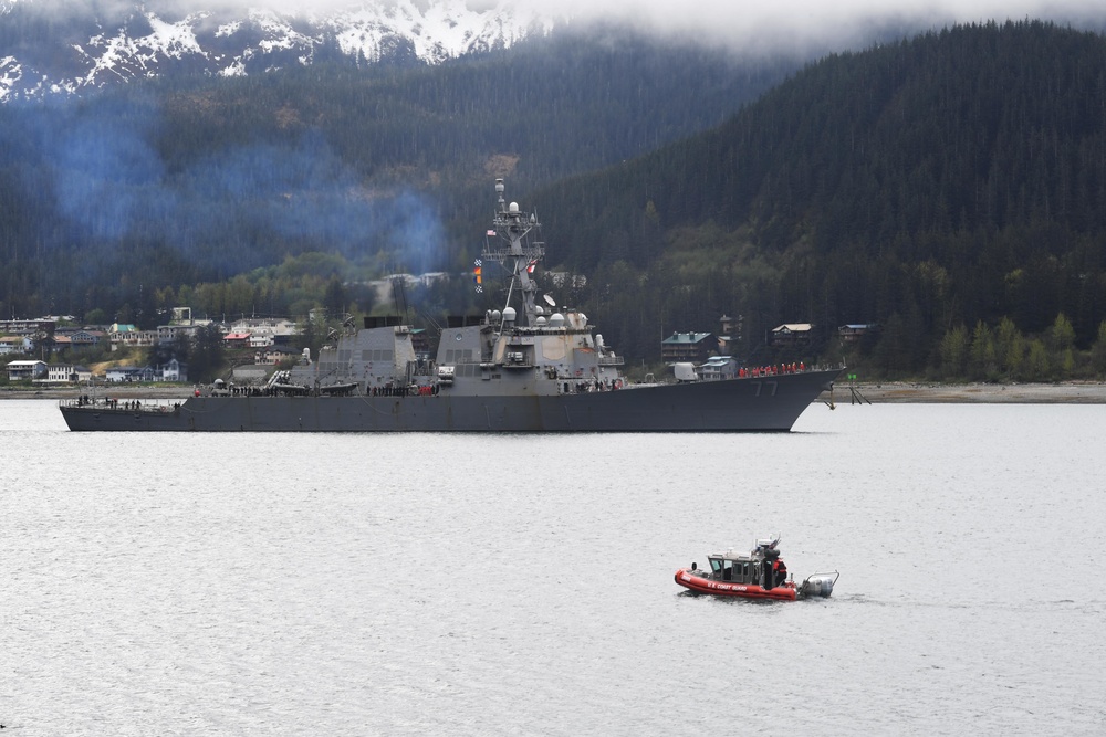 USS O'Kane Arrives in Juneau Alaska