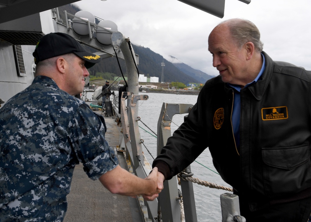 USS O'Kane Arrives in Juneau Alaska