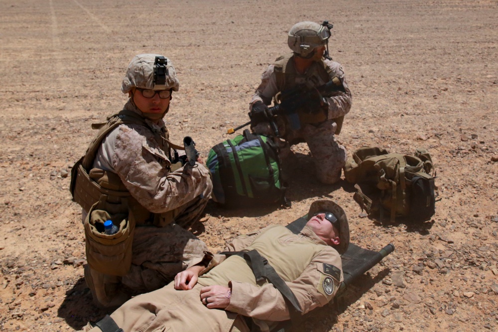 SPMAGTF Marines Roar During Exercise Eager Lion