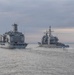 USS Lake Champlain Conducts a Replenishment-at-Sea