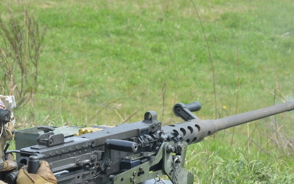 .50 and MK 19 firing on Range 35, BMTA
