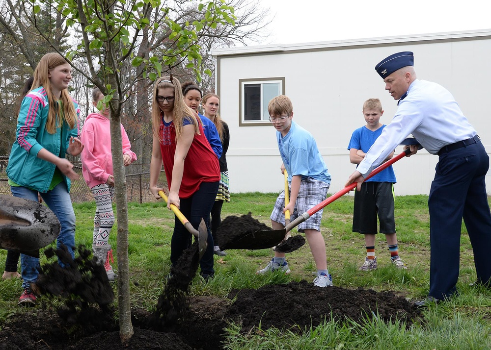 Hanscom celebrates Arbor Day