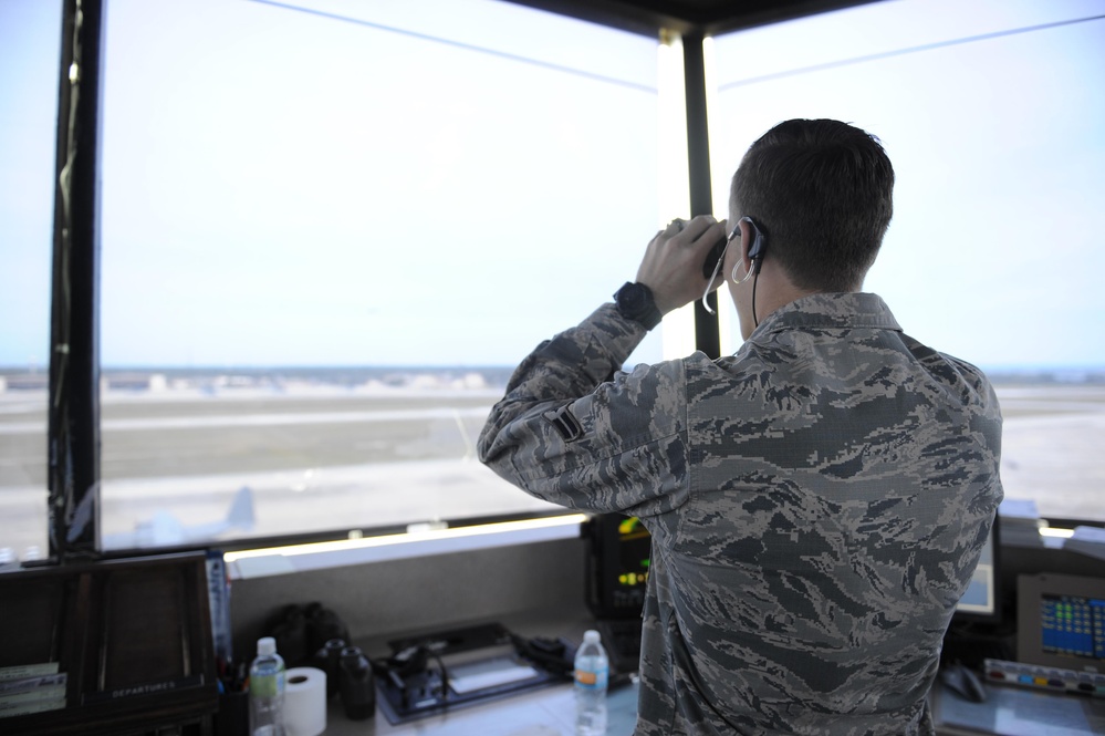 Air traffic controllers guide pilots to success