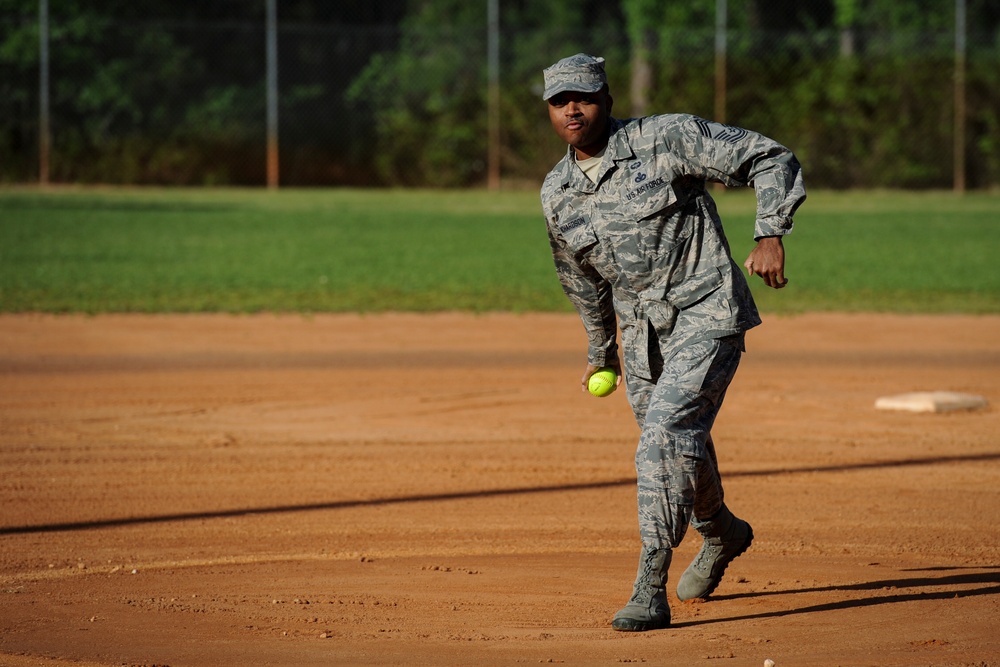 Hurlburt Field hosts Battle of the Badges softball tournament