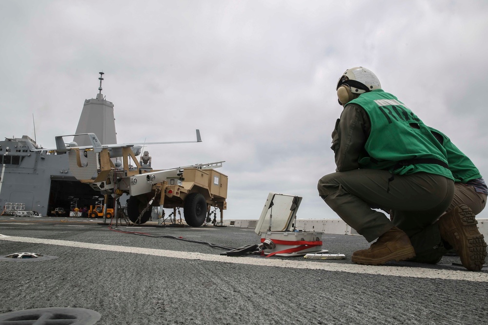 VMM-161 (Reinforced) launches Blackjack to support Maritime Raid Force