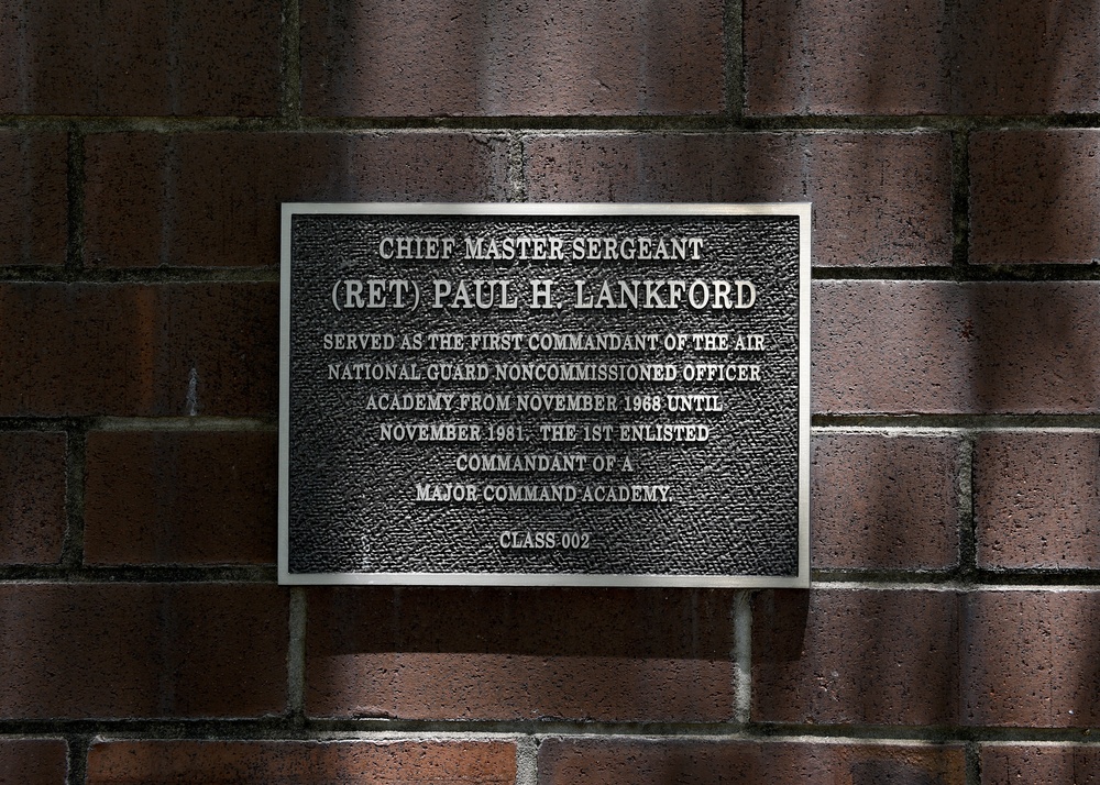 Plaque to Chief Lankford