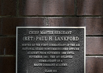 Plaque to Chief Lankford