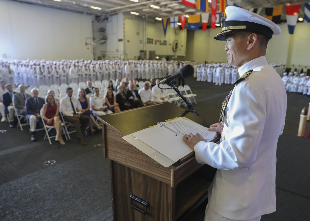 USS Abraham Lincoln Change of Command