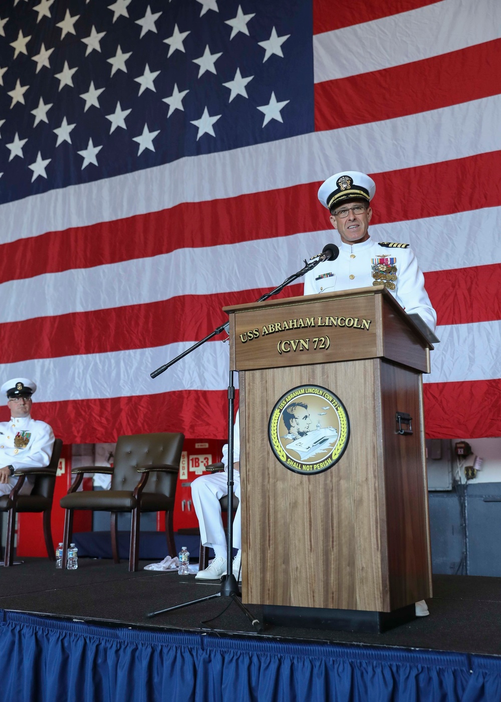 USS Abraham Lincoln Change of Command