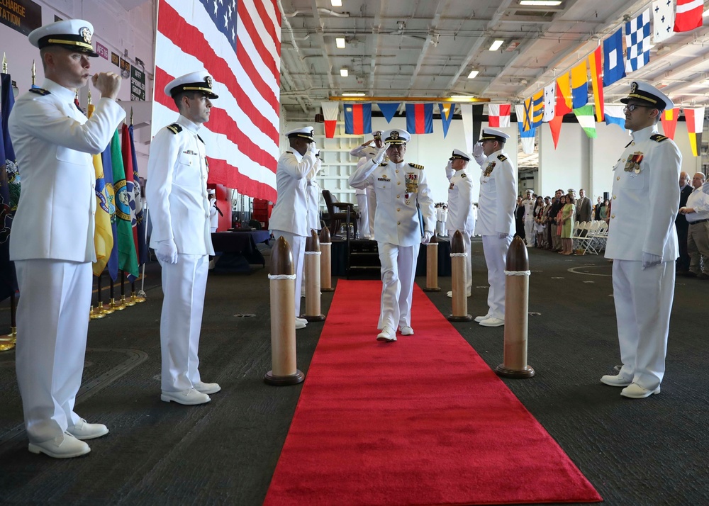 USS Abraham Lincoln Change of Command