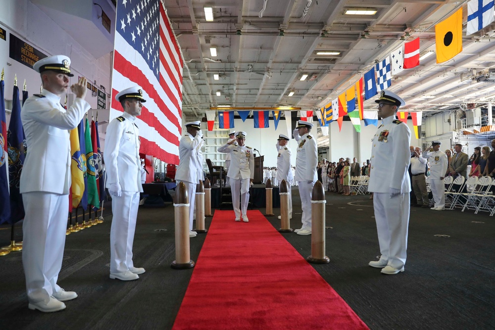 USS Abraham Lincoln Change of Command