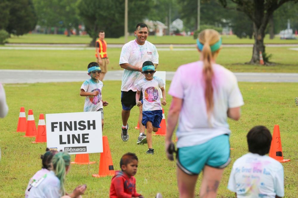 Cherry Point MCCS hosts first Semper Fit Color Fun Run 5K