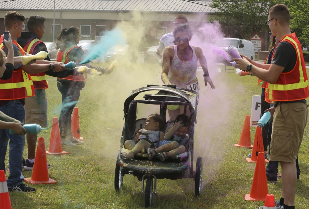 Cherry Point MCCS hosts first Semper Fit Color Fun Run 5K