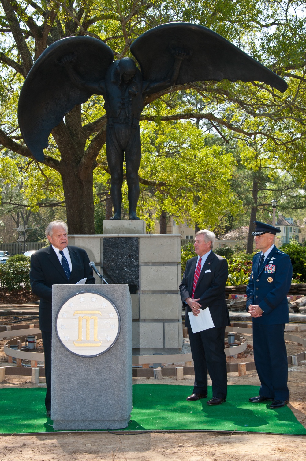 Air University and Montgomery leaders hold press conference