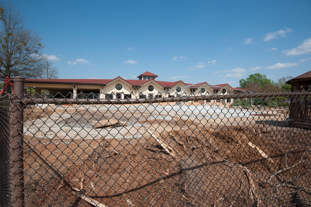 Ongoing contruction at Bldg 22, MAFB