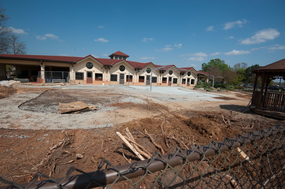 Ongoing contruction at Bldg 22, MAFB