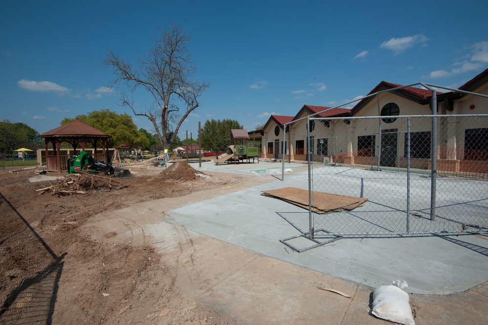 Ongoing contruction at Bldg 22, MAFB