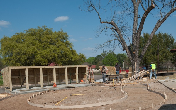 Ongoing contruction at Bldg 22, MAFB