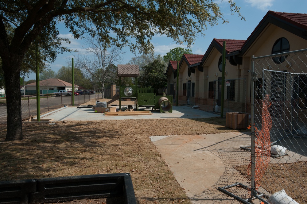 Ongoing contruction at Bldg 22, MAFB